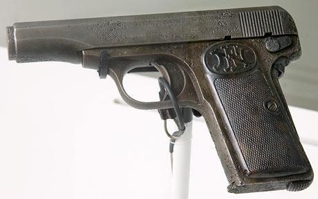 Historic Gun—Model 1910 FN Browning .380 Pistol used to assassinate Archduke Franz Ferdinand.Gavrill