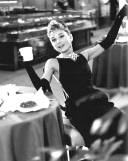  Audrey Hepburn for Breakfast at Tiffany’s, 1961.