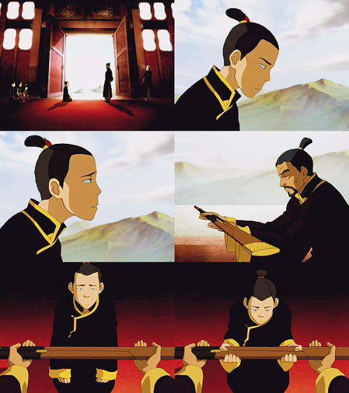 Sokka, when you first arrived, you were so unsure. You even seemed down on yourself. But I saw somet