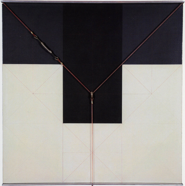 yama-bato:  Gianfranco PARDI (1933-2012) Architettura (1974) Painting , Acrylic ,