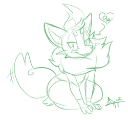 cautioncat:  I should really doodle more, and reblog things less. Zared my Zorua~