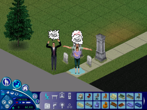 simsgonewrong:Okay, so I decided to play The Sims 1.I made a family and built a house. Everything wa