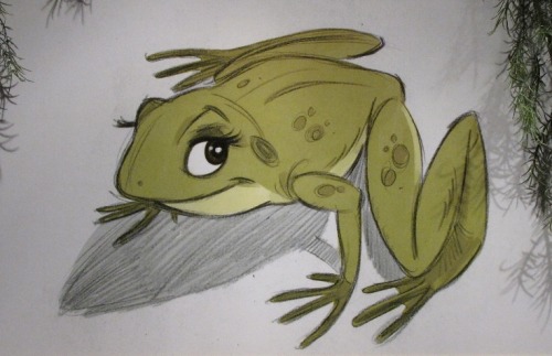 Tiana Frog Concept Art