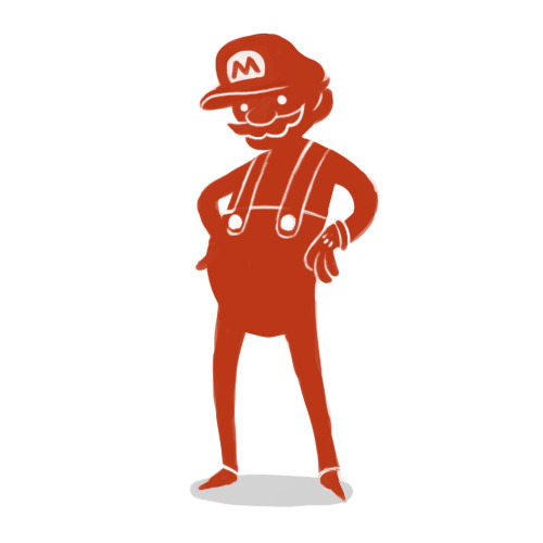 saveroomminibar:  Nintendo Colour Silhouettes by Michael Myers. 