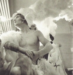 fantomas-en-cavale:  Gaston Paris- Le travesti Barbette au théâtre de l’Empire, 1937 