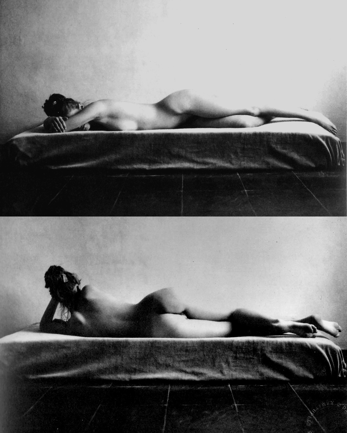 mich-la-chatte:   “The studio couch” and “Posing”, Ramatuelle, 1984 by David