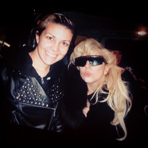 Lady Gaga meeting fans in Melbourne