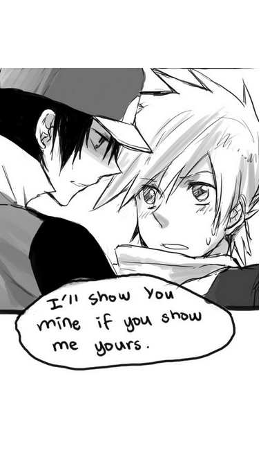pkmyaoibxb:  Pokemon Manga - Ash X Gary - Size -  Shonen ai 