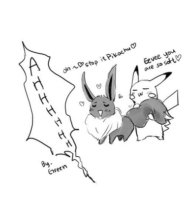 pkmyaoibxb:  Pokemon Manga - Ash X Gary - Size -  Shonen ai 