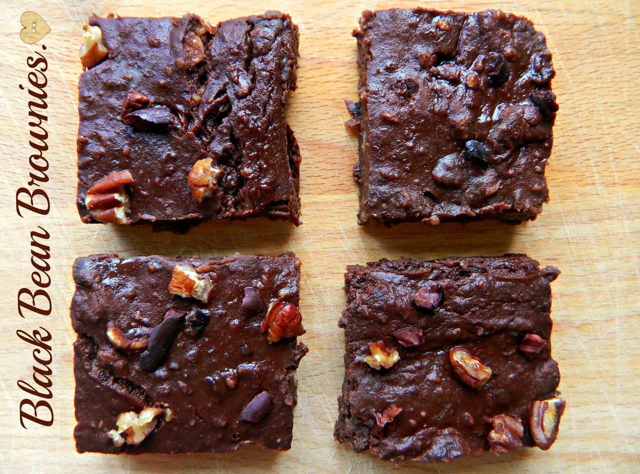 Black Bean Brownies! (low fat, vegan, oil free, gluten free!)
I know - I’m a little late to jump on the black bean bandwagon, but it’s better late than never, right? These chocolatey treats are gooey and delicious - however they may not be for...