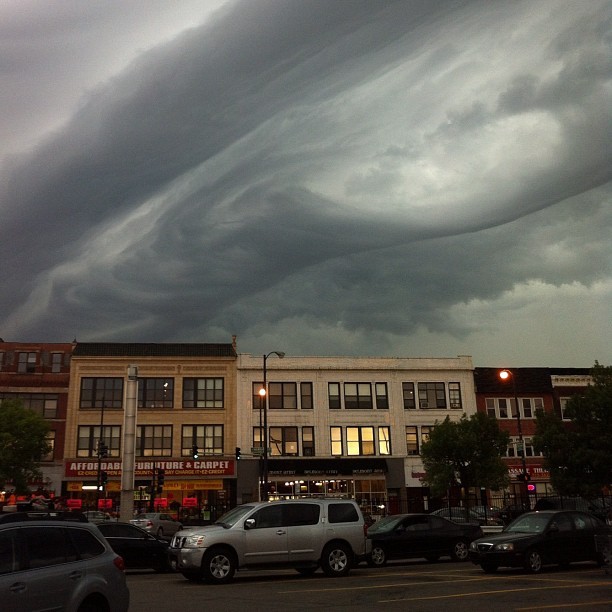 Time to go surf the sky! #summerstorms #nature #freaky  (Taken with Instagram)