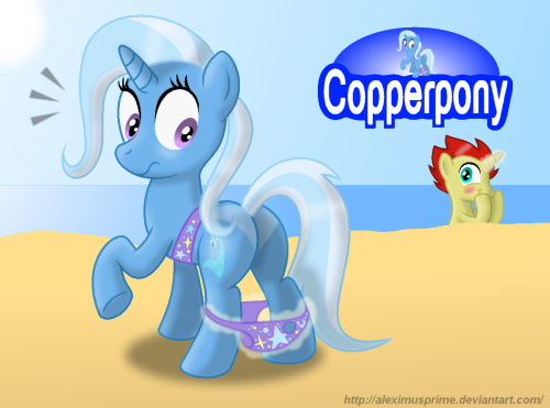 Coppertone Trixie by *AleximusPrime This is the first time i’ve seen pony tanlines. … It doesn’t really make sense, but damn if it isn’t sexy… :J