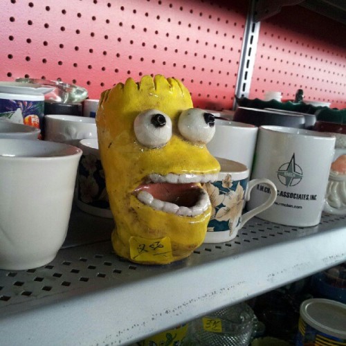 chellycherry:  beakbone:  methylbenzene:  Matt and I saw this piece of nightmare fuel at Salvation A