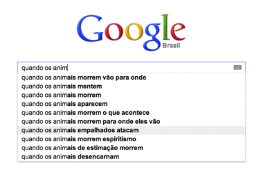 ATAQUE DE ANIMAIS EMPALHADOS.
Esse gentequebusca surgiu ontem, na aula de SEO. SENSACIONAL!