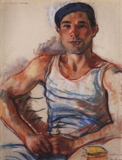 Blastedheath:  Zinaida Serebriakova (Russian, 1884-1967), Worker From Collioure,