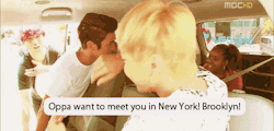  Siwon promised to Donika that they will eat pizza together in Brooklyn :) 