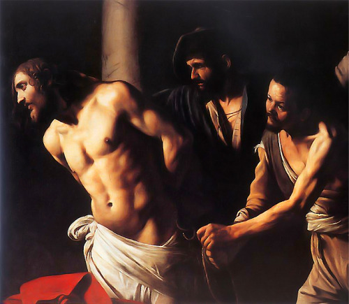 Porn photo antiqueart:  Caravaggio - Christ at the Column