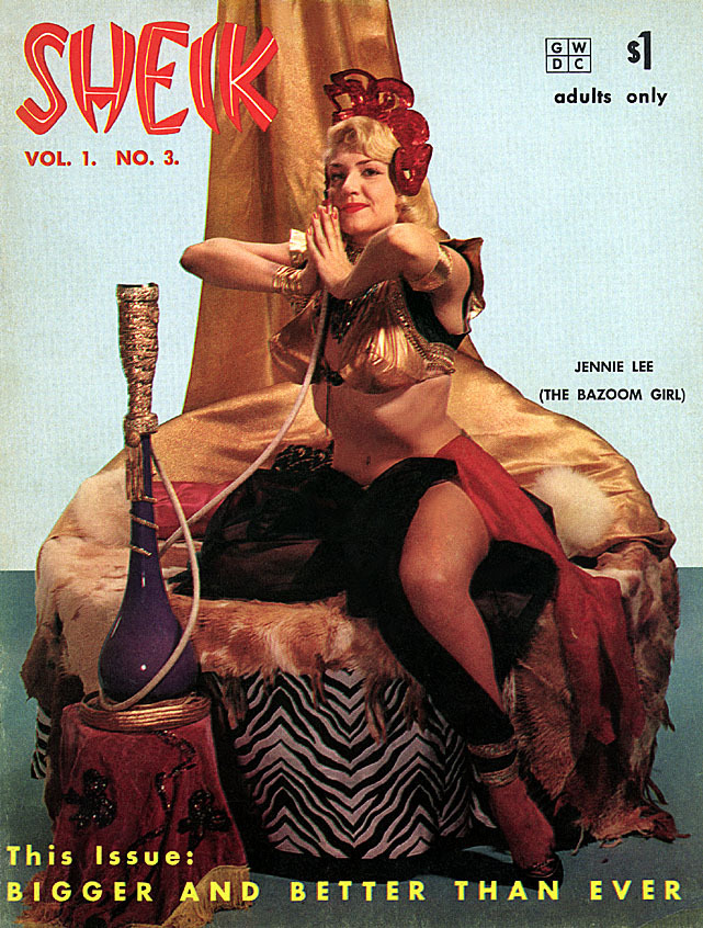 burleskateer:  Jennie Lee (“The Bazoom Girl”) appears as a curvaceous Harem Girl