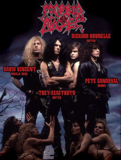 tellittoreadersdigest:  myblacksiberia:  Morbid Angel  that can’t be Trey Azagthoth everyone knows Trey Azagthoth’s face is made of hair 