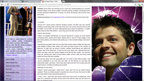 Trying to read this fic and I just can’t shake the feeling that I’m being watched&hellip