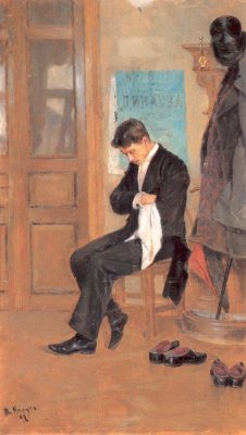 blastedheath:  Piotr Alexandrovich Nilus (Russian, 1869-1943), The Footman (Morning), 1898 