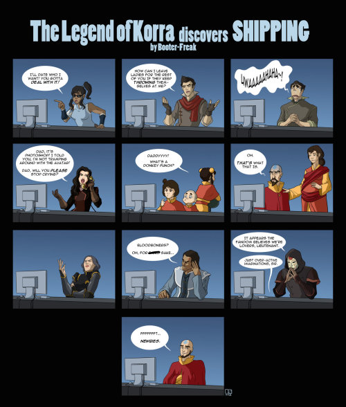 reruko:Avatar: LOK Discovers Shipping! by ~Booter-Freak