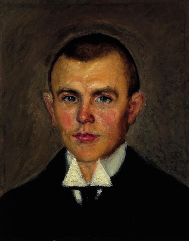 blastedheath:  Richard Gerstl (Austrian, 1883-1908), Waldemar Unger II, 1902-03.