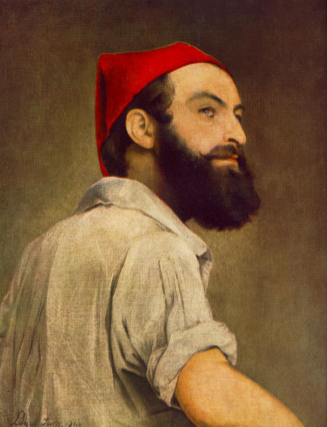 blastedheath:  Sámuel Lányi (Hungarian, 1791-1860), Self-portrait, 1840. Oil on
