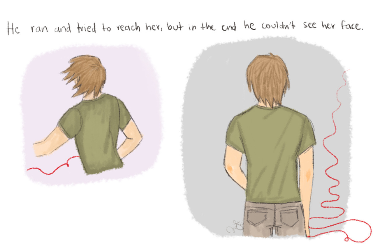 retr0v:  Oneshot about the Red Thread of Destiny/Red String of Fate.