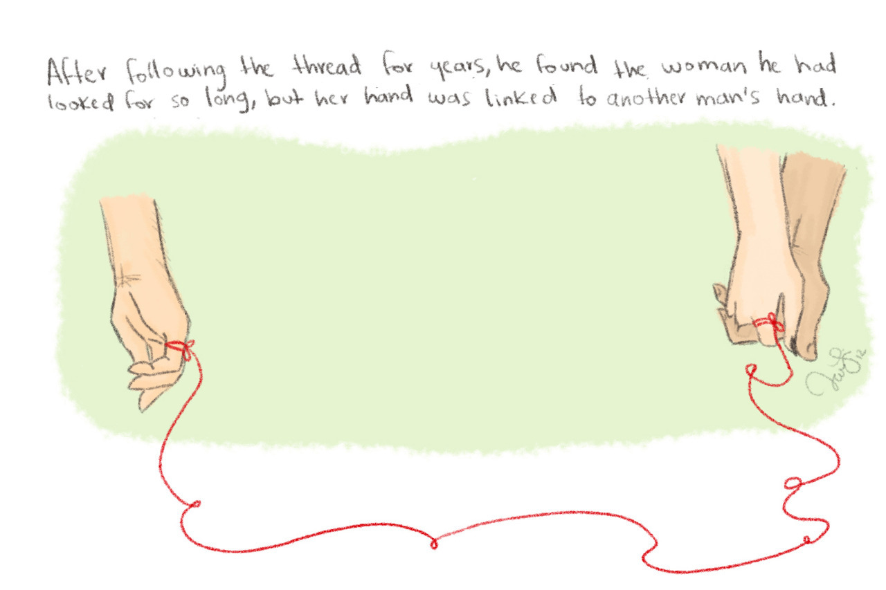retr0v:  Oneshot about the Red Thread of Destiny/Red String of Fate.