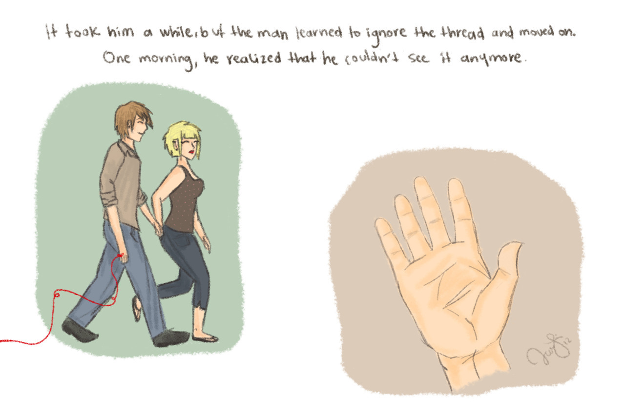 retr0v:  Oneshot about the Red Thread of Destiny/Red String of Fate.