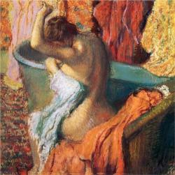 capturing-the-light:  Seated Bather, Edgar