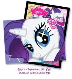 Aw man, a foil Rarity card! &hellip; If someone has an extra one after bronycon and like, doesn&rsquo;t want it&hellip; lemme know &gt;.&gt; Because, Rarity&hellip; &lt;3