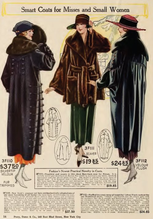 ~ Perry, Dame &amp; Co., Fall and Winter 1919-1920