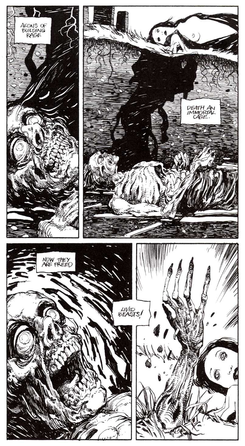 addictedtogore:  dharmathecannibal:  Unleashing the bloodthirsty comic by Cannibal