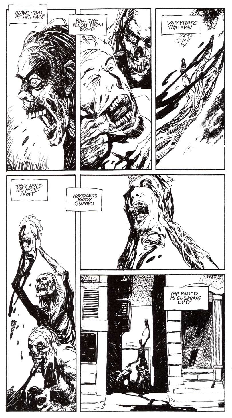 addictedtogore:  dharmathecannibal:  Unleashing the bloodthirsty comic by Cannibal