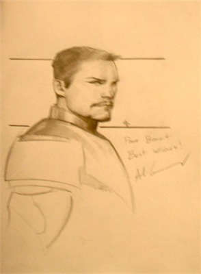 starkassembled:  rogers-and-stark:  Magician at work =) Adi Granov’s sketch. Tony kisses his pencil *_*  I would do almost anything to meet Adi. Gah, look at that flawless work.   Sobbing.  So perfect.