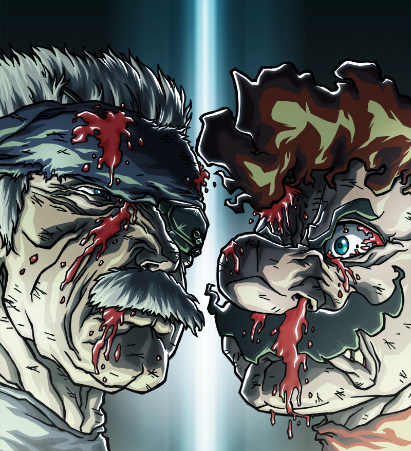 thechief0:  Mario vs Big Daddy, Mario vs Marcus Fenix, Mario vs Megaman, Mario vs