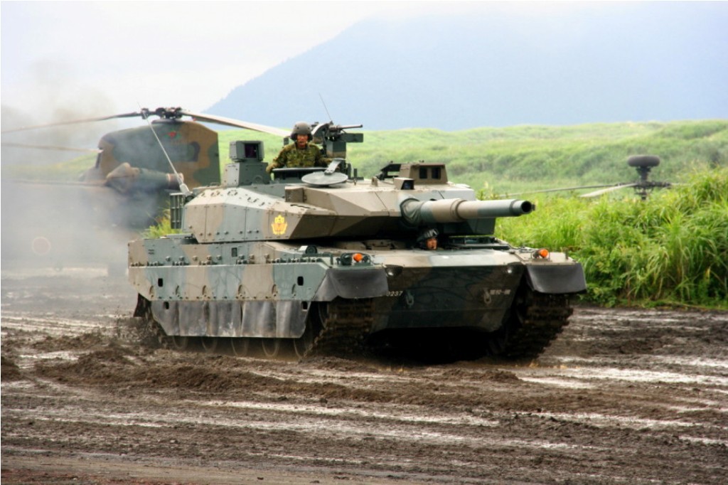 semperannoying:  The Type 10 (10式戦車) Main Battle Tank (MBT) at the Ground
