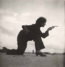 Gerda Taro - A Woman In Barcelona Training For The Republican Militia, 1936.