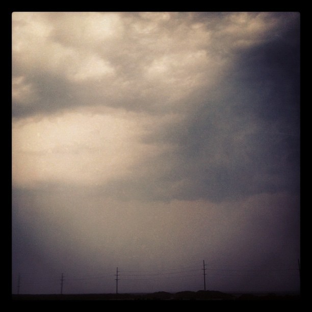Looking a bit stormy tonight (Taken with Instagram at Salvo, NC)