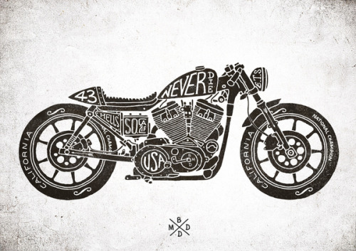 suspensefulgraphics:  Cafe Racer by BMD Designs
