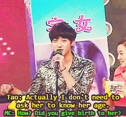 sumptuou5-deactivated20160305:  Tao knows your age, but the fans know better ► 