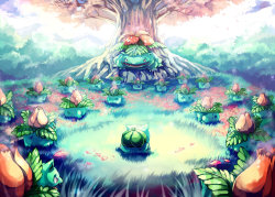 gottacatchemall:  [Bulbasaur Secret Garden/Ash’s