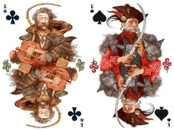 silver-hoof:  playing cards by vladislav