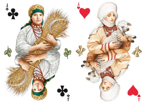 XXX silver-hoof:  playing cards by vladislav photo
