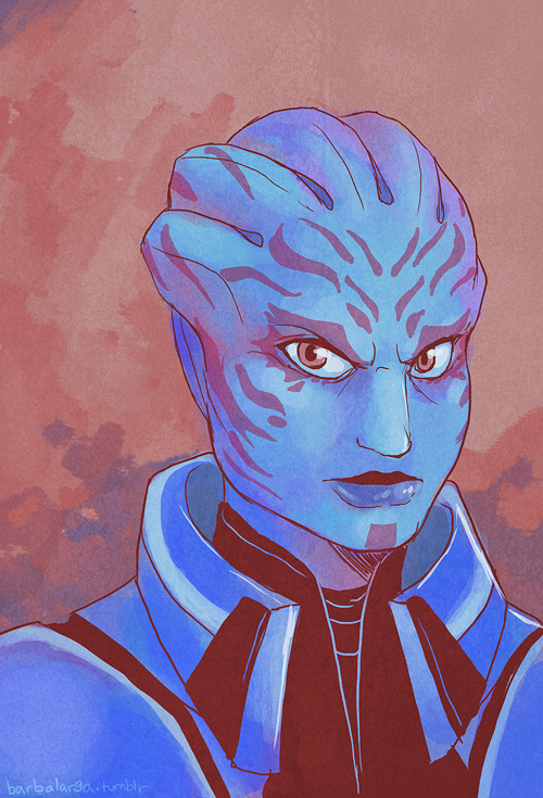 barbalarga:  when I saw this request I was like “oh ok I’ll just draw my favorite asari” turns out I have four of them 