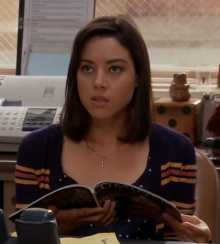 XXX strangeandunproductivethinking:  Aubrey Plaza’s photo