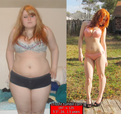 fatcheerleaderssuck:  Wow, talk about a before and after, I wish that was me 
