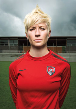 thrace-:  Fever Pitch: As an out U.S. Olympic soccer player, Megan Rapinoe’s got balls.  But Rapinoe has decided to pull off another landmark in women’s soccer: to come out and publicly discuss her sexuality. “I feel like sports in general are